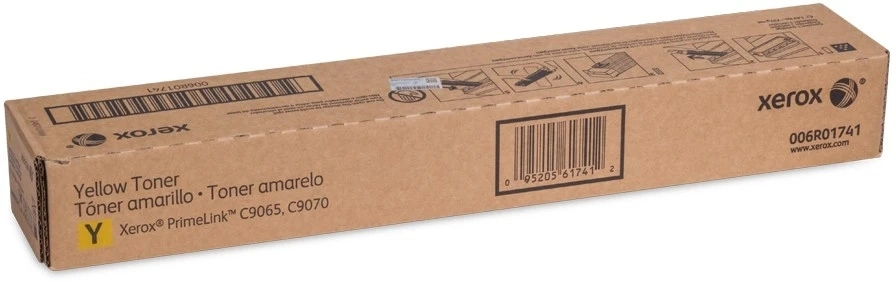 Картридж лазерный Xerox 006R01741 желтый (34000стр.) для Xerox PrimeLink C9065/C9070 с чипом