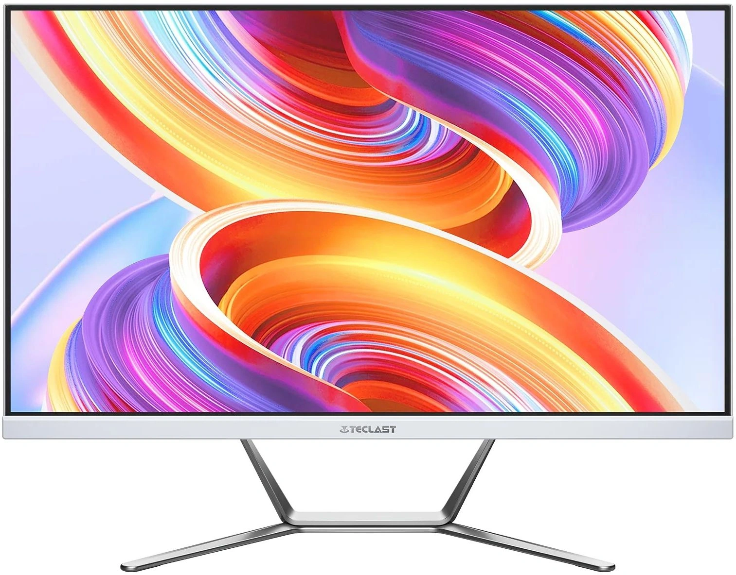 Моноблок Teclast K24 Air 23.8" Full HD i5 14450HX (2.4) 16Gb SSD512Gb Iris Xe Windows 11 Pro GbitEth WiFi BT 120W клавиатура мышь белый 1920x1080