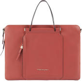 Деловая сумка женская Piquadro Circle CA4021W92/ARTM с отделением для ноутбука 15.6" терракотовая натур.кожа