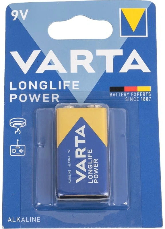 Батарея Varta Longlife power 6LR61 (1шт) блистер