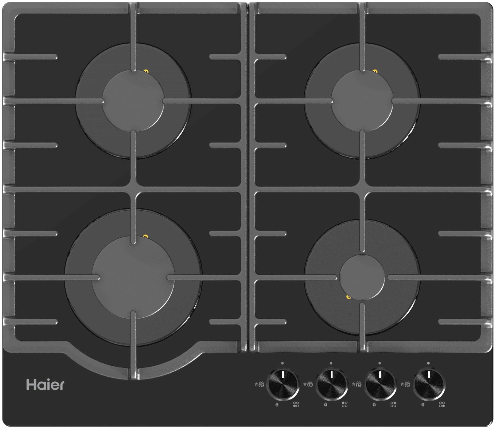 Газовая варочная поверхность Haier HHX-G64RNLB черный