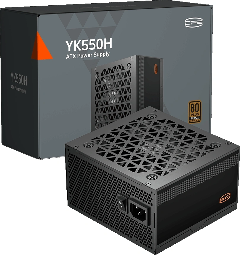 Блок питания PcCooler ATX 550W YK550H 80+ bronze (20+4pin) APFC 120mm fan 6xSATA RTL