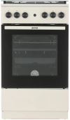 Плита Газовая Gorenje GG5A21BEF бежевый (стеклянная крышка) реш.чугун