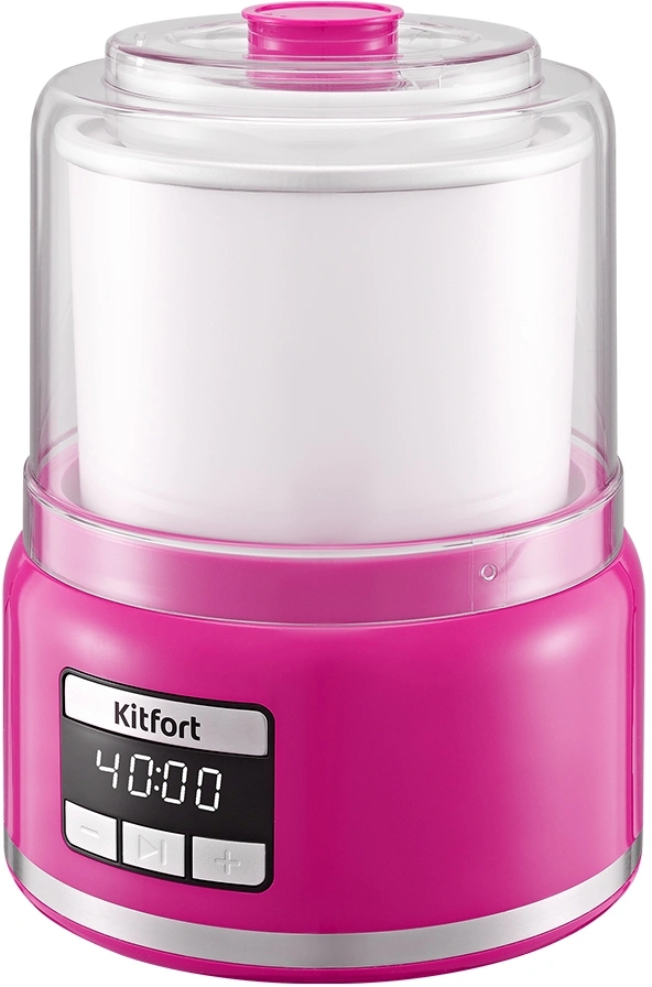 Мороженица Kitfort КТ-1851 20Вт 2000мл. розовый