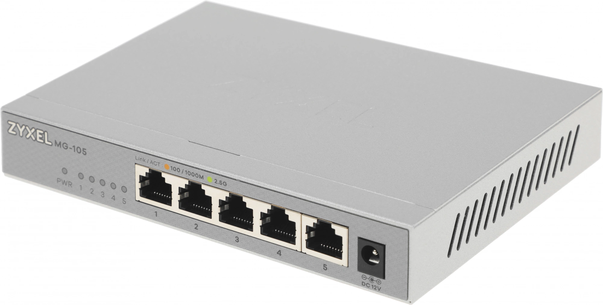 Коммутатор Zyxel MG-105-ZZ0101F 5x2.5Гбит/с неуправляемый