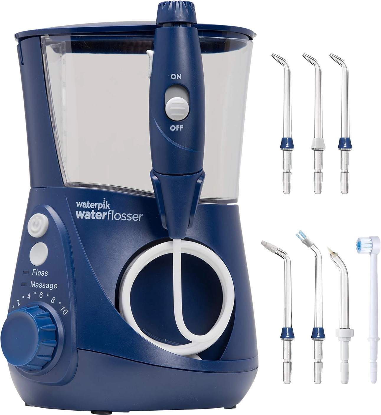 Ирригатор Waterpik WP-663 импульсн. 7насад. синий