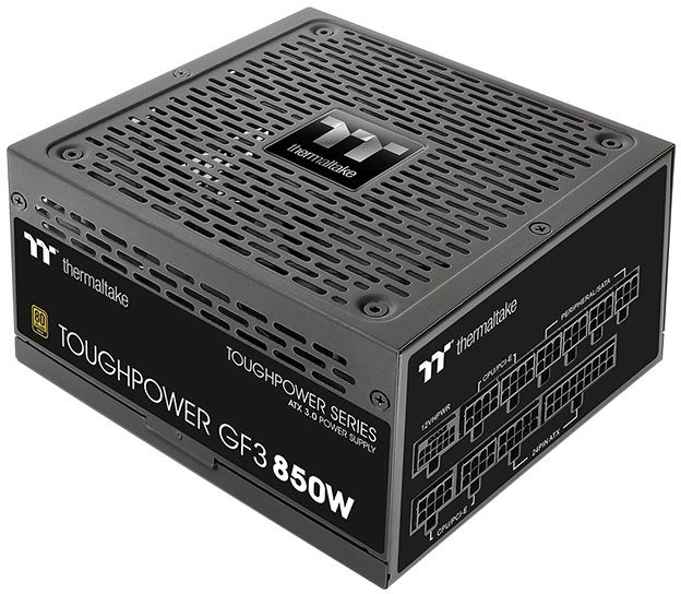 Блок питания Thermaltake ATX 850W Toughpower GF3 Gen.5 80+ gold 24pin APFC 135mm fan color LED 12xSATA Cab Manag RTL