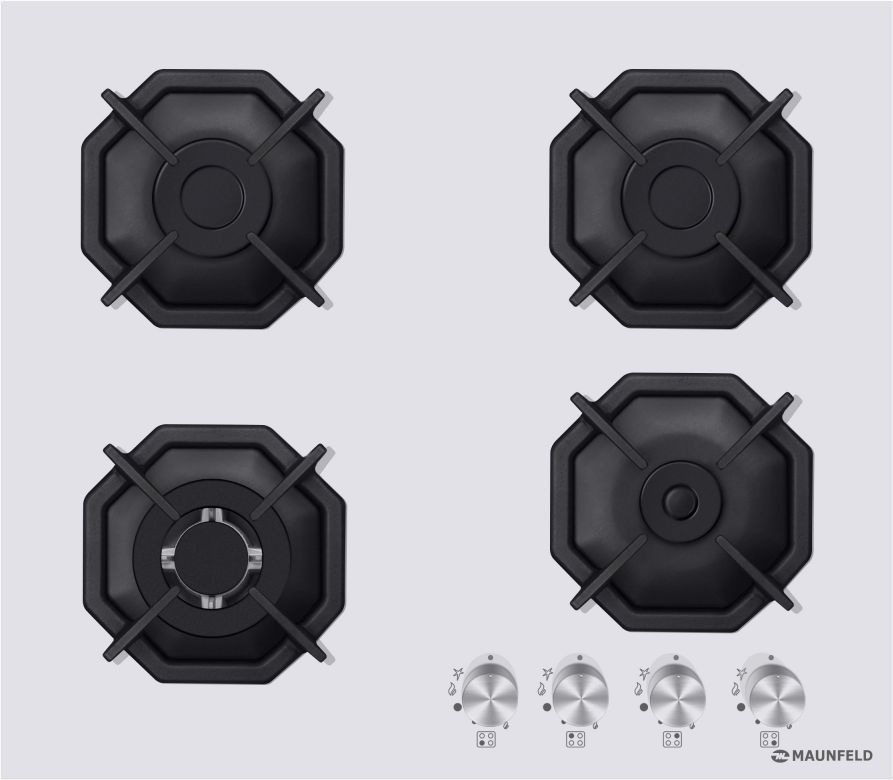 Газовая варочная поверхность Maunfeld EGHG.64.23CW/G белый