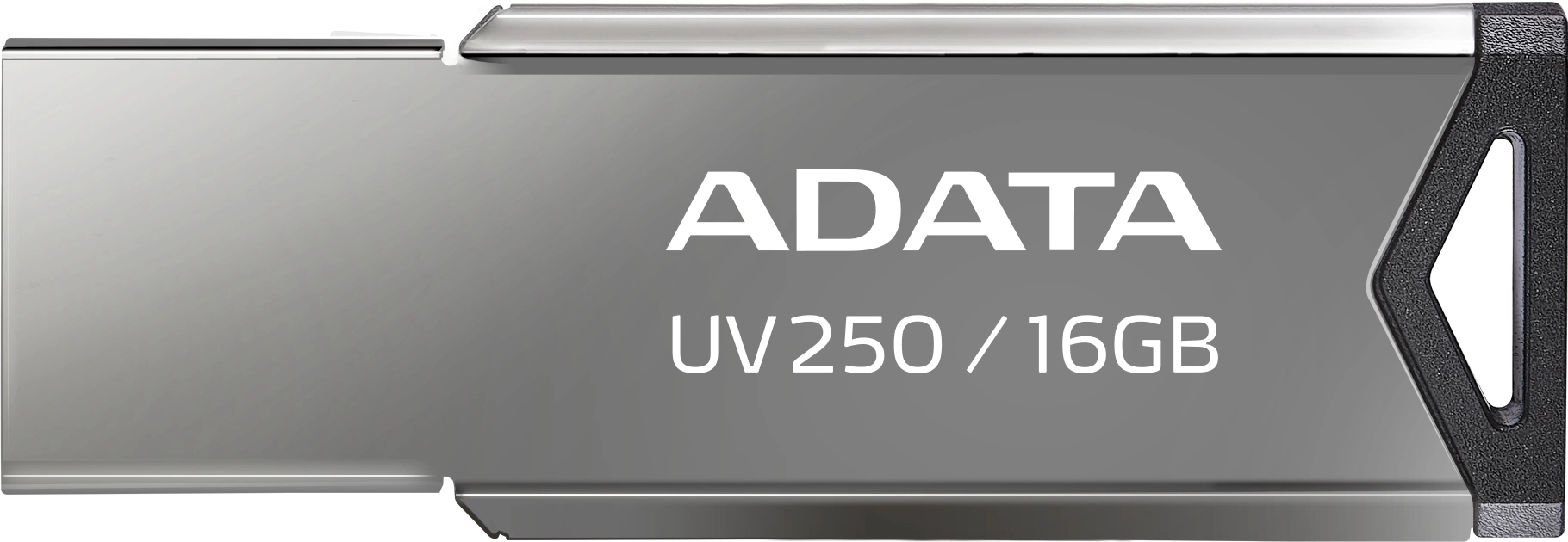 Флеш Диск A-Data 16GB UV250 AUV250-16G-RBK USB2.0 серебристый