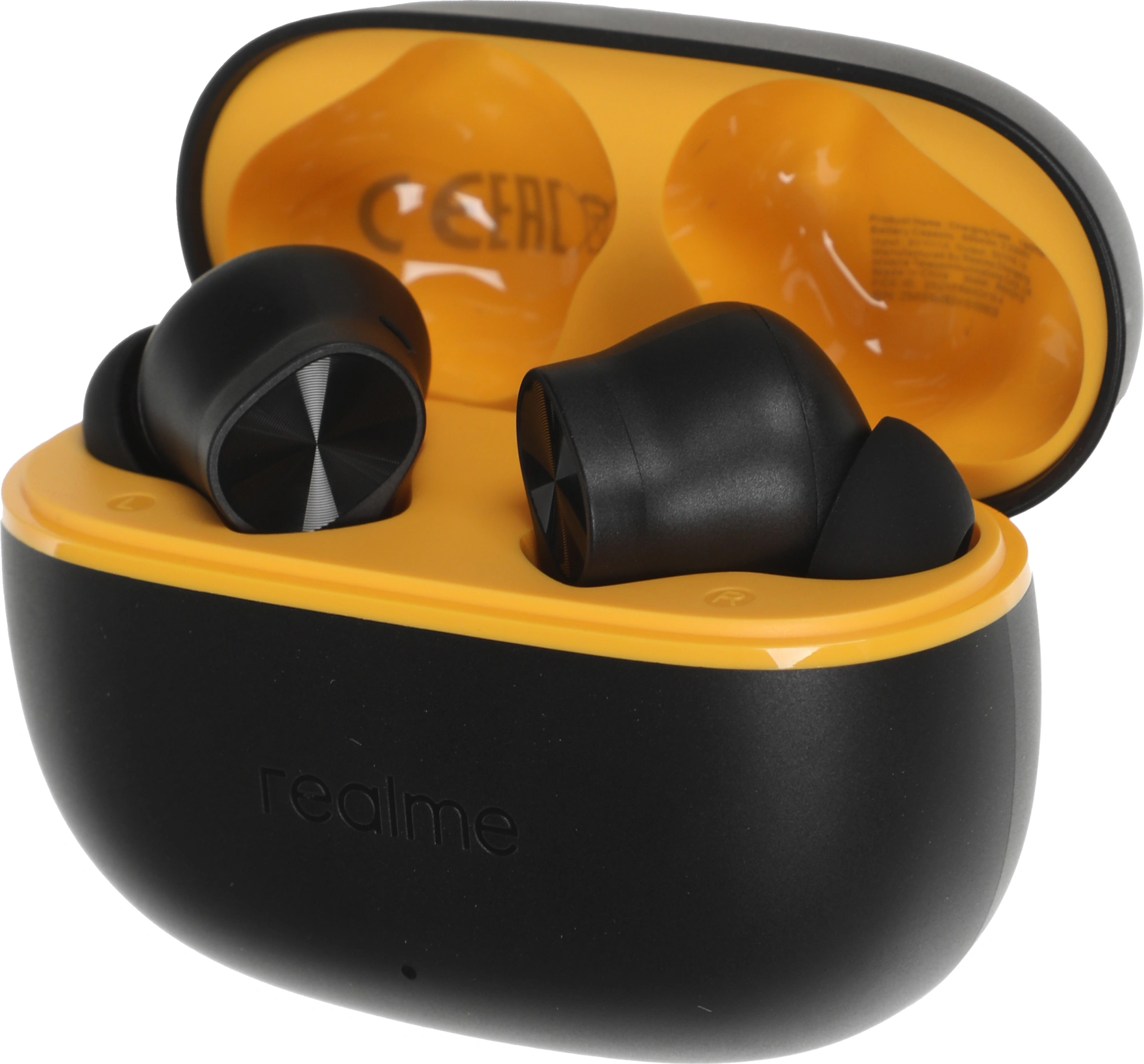 Гарнитура внутриканальные Realme Buds T200 Lite черный беспроводные bluetooth в ушной раковине (6941764454491)