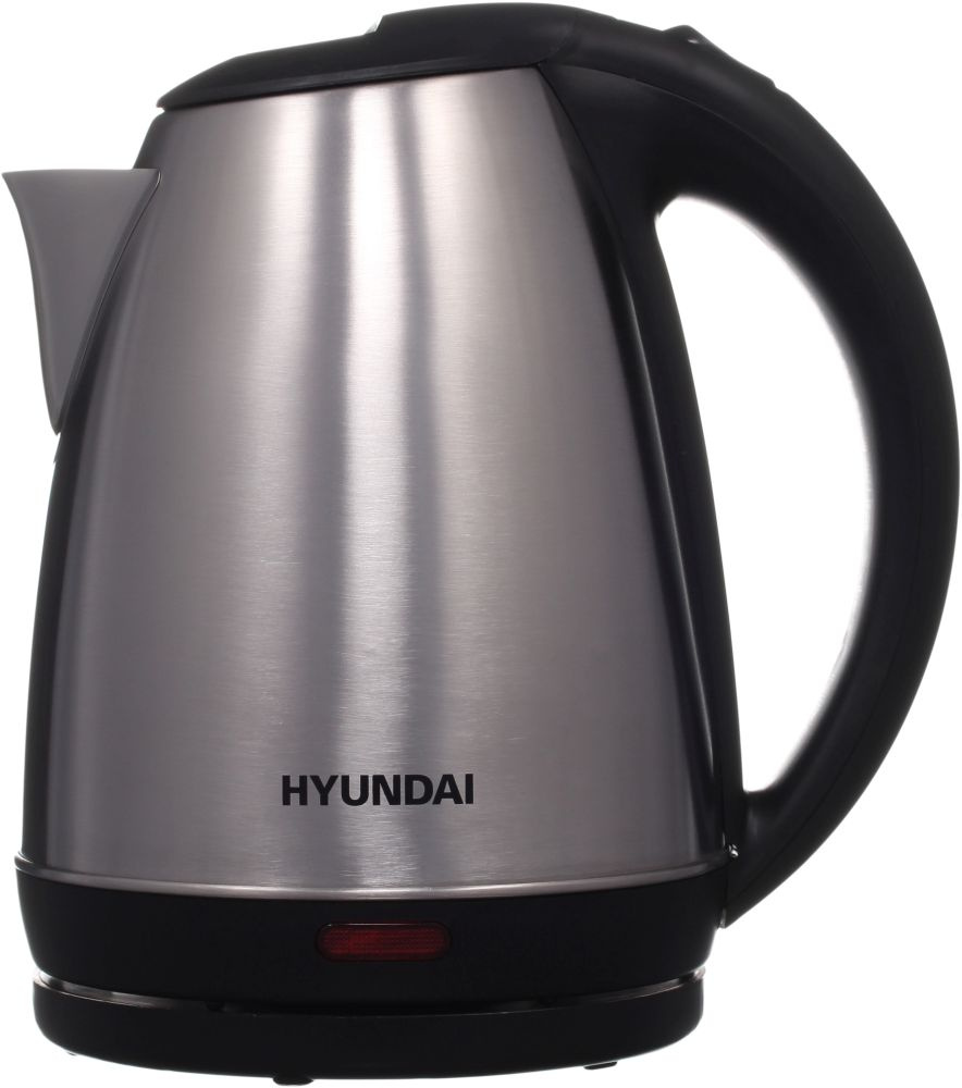 Чайник электрический Hyundai HYK-S1030 1.7л. 2200Вт серебристый матовый/черный корпус: металл/пластик