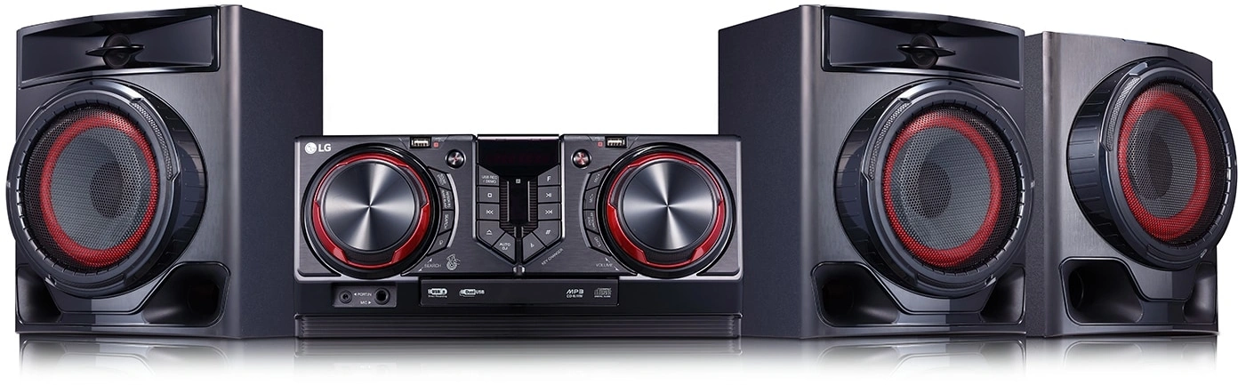 Минисистема LG XBoom CJ45 черный 720Вт FM USB BT