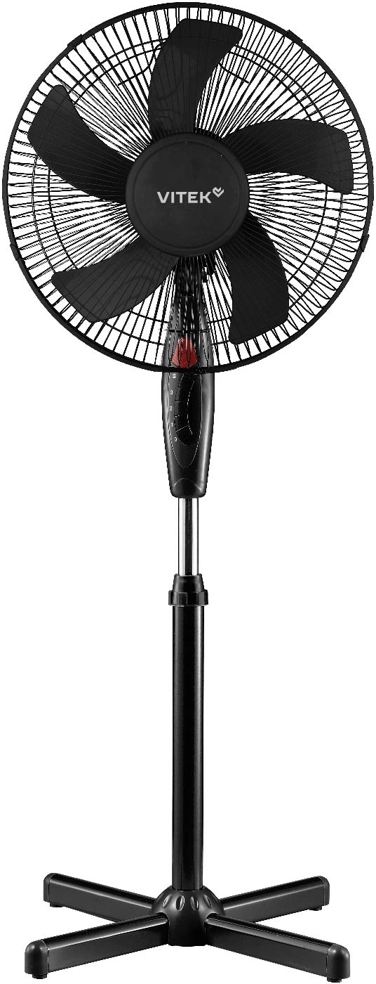 Вентилятор напольный Vitek VSF-1651 BK 40Вт скоростей:3 черный (упак.:1шт)
