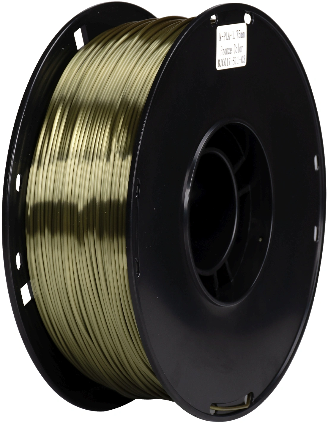 Пластик для принтера 3D Cactus CS-3D-PLA-1KG-S-BRON PLA SILK d1.75мм 1кг L326м 1цв.