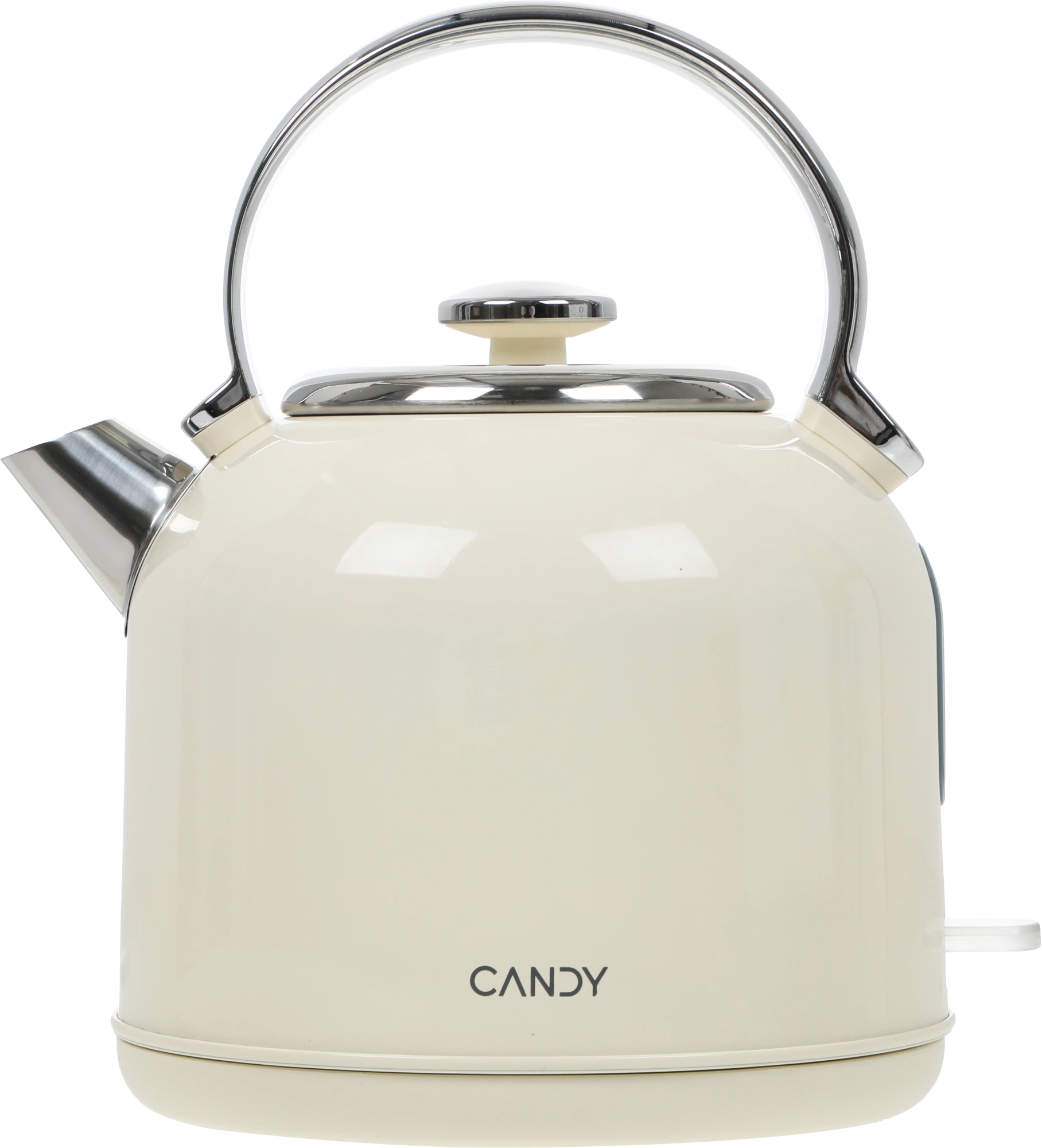 Чайник электрический Candy CK-205 1.7л. 2200Вт слоновая кость корпус: нерж.сталь (FM04W2D00RU)