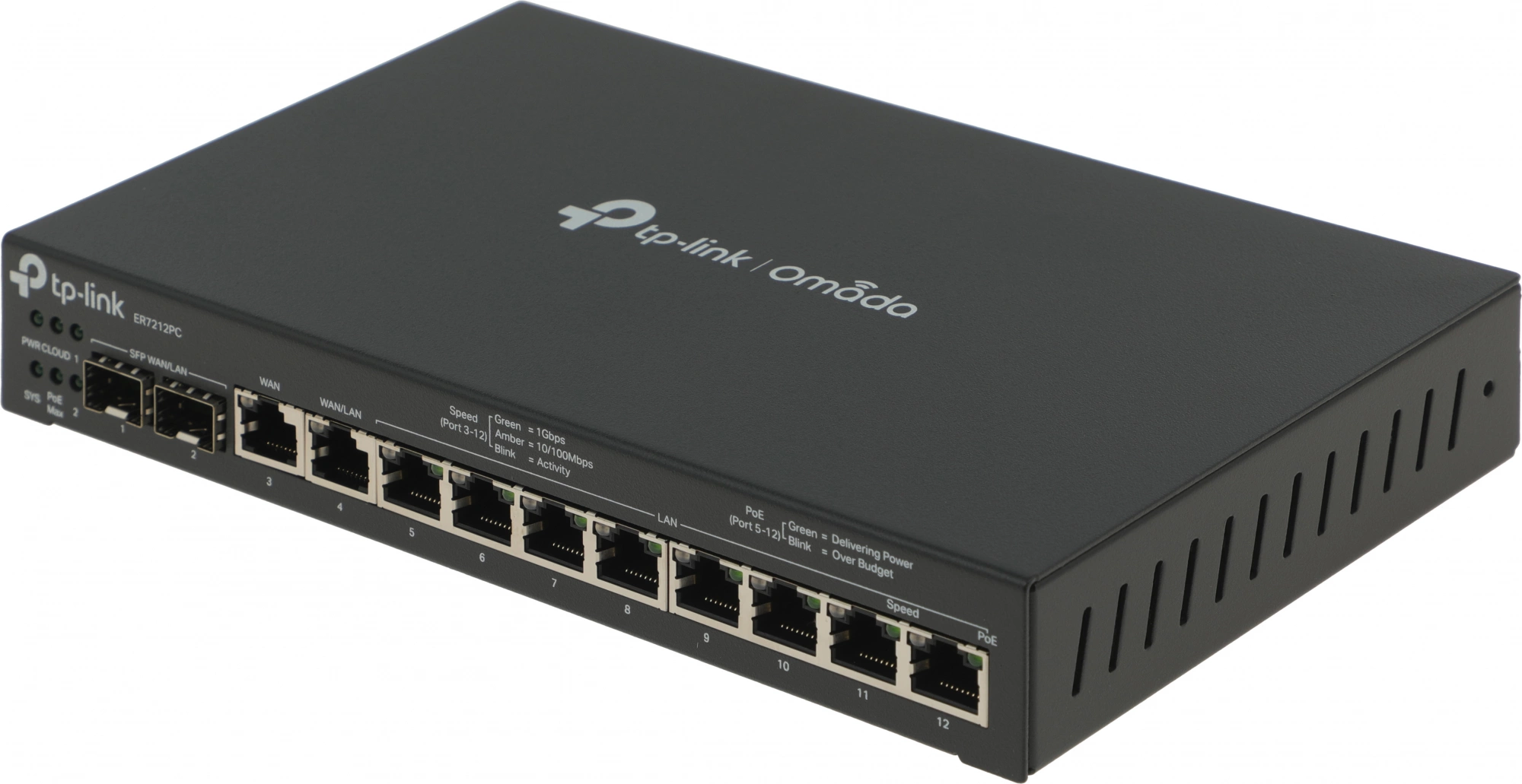 Межсетевой экран TP-Link ER7212PC 10/100/1000BASE-TX/SFP черный