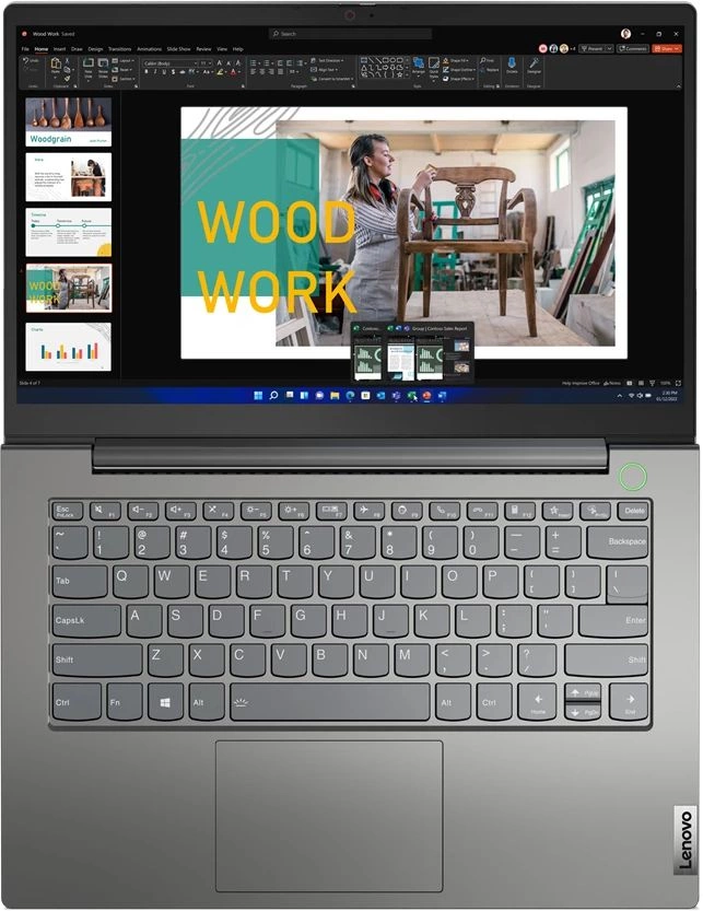 Ноутбук Lenovo Thinkbook 14 G4 IAP Core i5 1235U 16Gb SSD512Gb Intel Iris Xe graphics 14" TN FHD (1920x1080) noOS grey WiFi BT Cam Bag (21DHA16LIH)