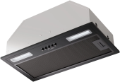 Вытяжка встраиваемая Lex Hyper 600 BBL черный управление: кнопочное (1 мотор)