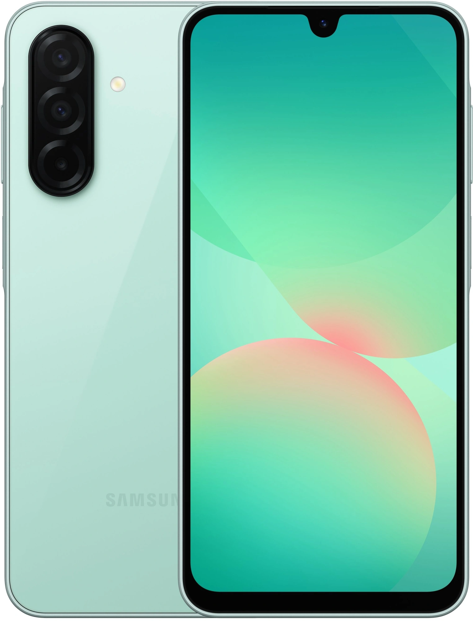 Смартфон Samsung SM-A266B Galaxy A26 5G 128Gb 6Gb мятный моноблок 3G 4G 2Sim 6.7" 1080x2340 Android 15 50Mpix 802.11 a/b/g/n/ac NFC GPS GSM900/1800 GSM1900 Protect microSD max2048Gb