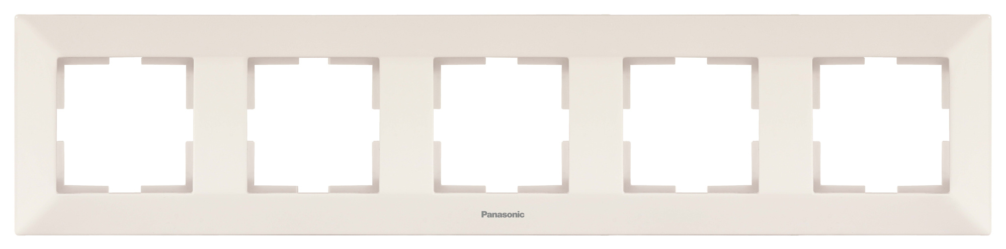 Рамка Panasonic Arkedia WMTF08052BG-RU 5x горизонтальный монтаж пластик бежевый (упак.:1шт)