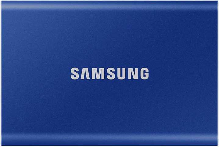 Накопитель SSD Samsung USB-C 2TB MU-PC2T0H/WW T7 1.8" синий