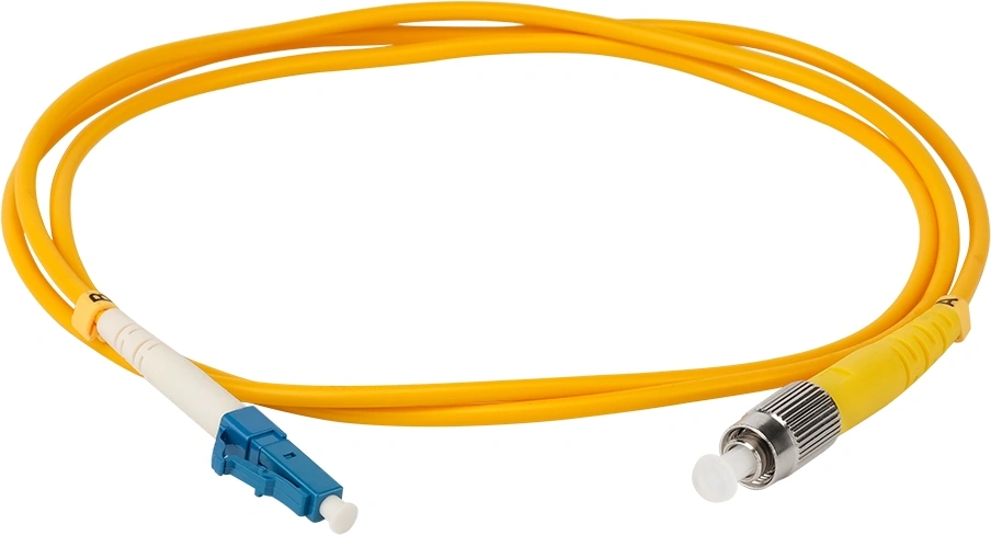 Патч-корд Lanmaster TWT-LC-FC/SU-1.0 1x9/125 OS2 LC-FC 1м ПВХ желтый