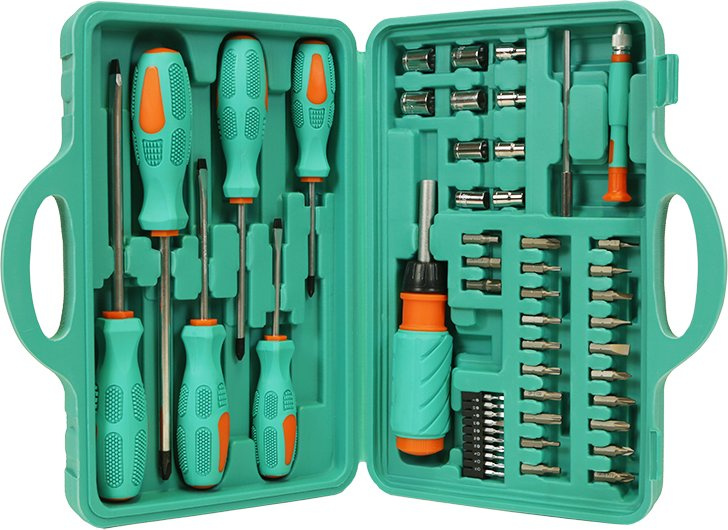 Набор отверток Sturm! 1040-02-SS12 в компл.:51 предмет жесткий кейс