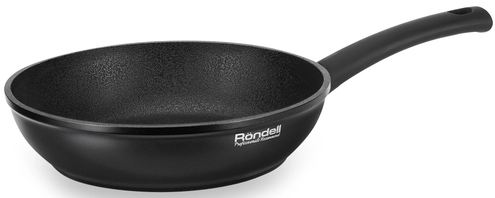 Сковорода Rondell Mustang RDA-599 круглая 28см покрытие: Xylan Plus ручка несъемная (без крышки) черный