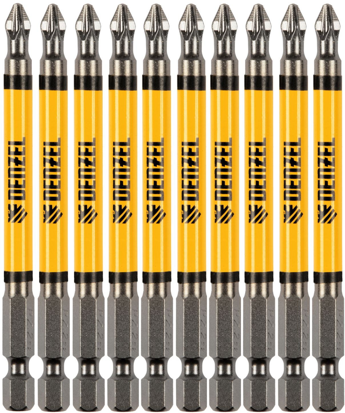 Набор бит Denzel 11645 (10пред.) для шуруповертов