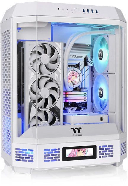 Корпус Thermaltake The Tower 600 Snow белый без БП ATX 13x120mm 9x140mm 4xUSB3.0 audio bott PSU