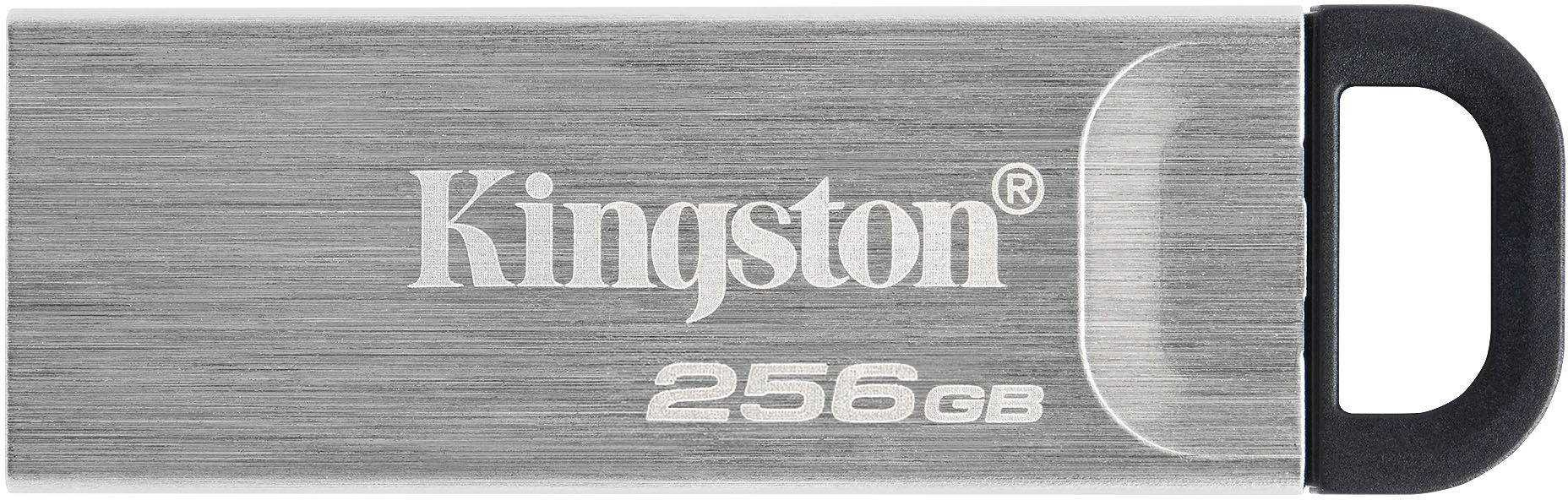 Флеш Диск Kingston 256GB DataTraveler Kyson DTKN/256GB USB3.1 серебристый/черный