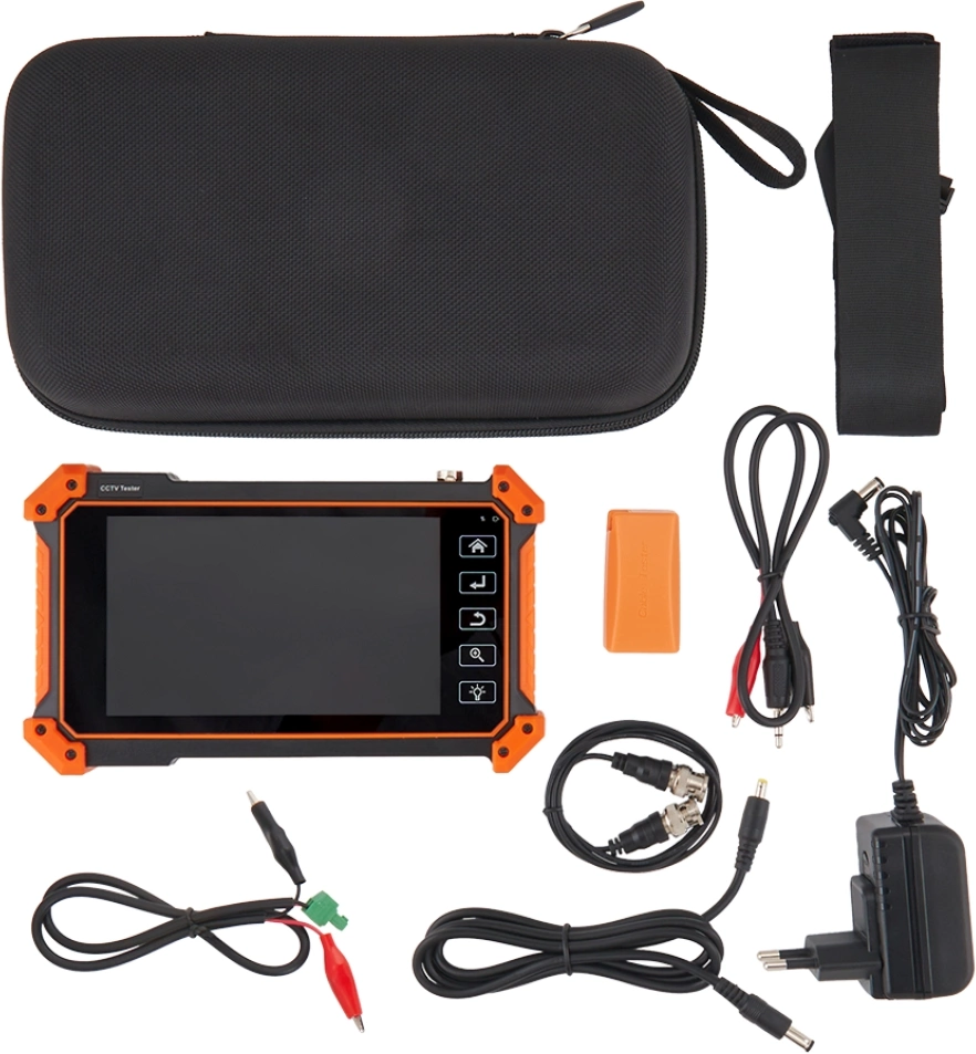 Тестер Lanmaster LAN-TST-CCTV-500-IP оранжевый/черный