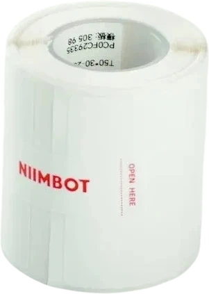 Термоэтикетки Niimbot (1746742) сег.:30x50мм самоклей. 230шт/рул для B1/B3S/B4/B21/B31/B203 белый