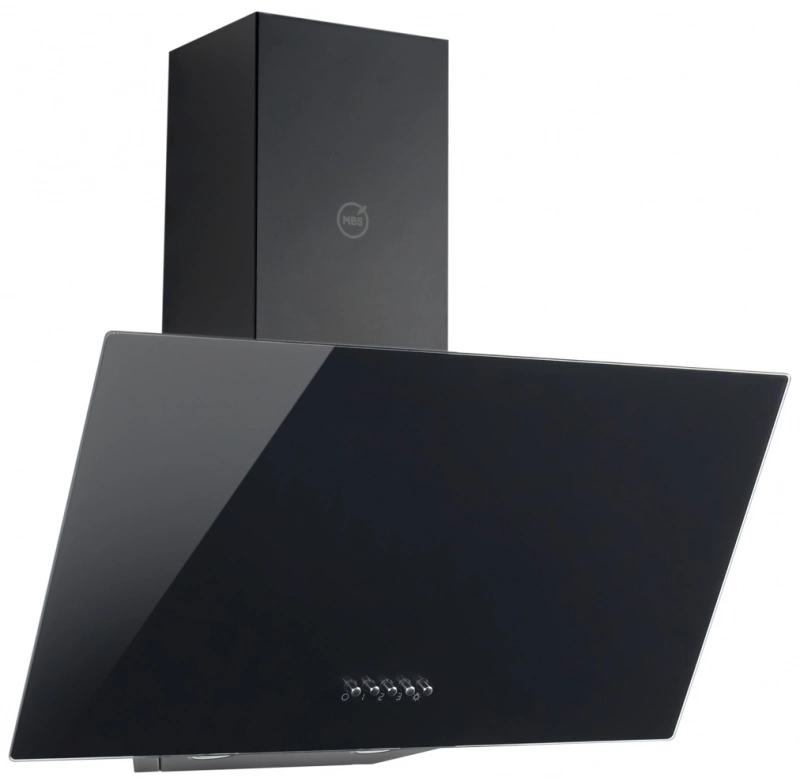 Вытяжка каминная MBS Alpinia 160 Glass Black черный стекло управление: кнопочное (1 мотор)