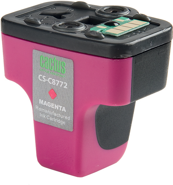 Картридж струйный Cactus CS-C8772 №177 пурпурный (11.4мл) для HP PS 3213/3313/8253/C5183/C6183/C6283/C7183/C7283/C8183/D7163/D7263/D7363/D7463 с чипом