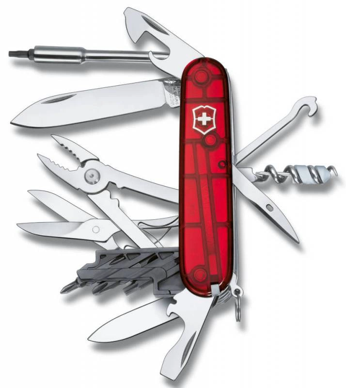 Нож перочинный Victorinox CyberTool M (1.7725.T) 91мм 34функц. красный карт.коробка