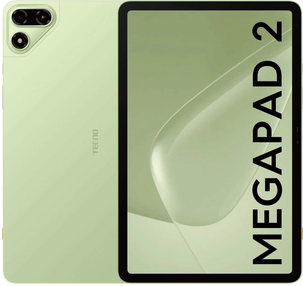 Планшет Tecno MegaPad 2 T1103 G99 (2.2) 8C RAM6Gb ROM128Gb 10.95" IPS 2560x1600 4G Android 16 зеленый 8Mpix 8Mpix BT WiFi microSD 2Tb 8200mAh 1776hrs