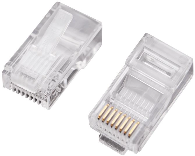 Коннектор Rexant (05-1021) UTP кат.5E RJ45 прозрачный