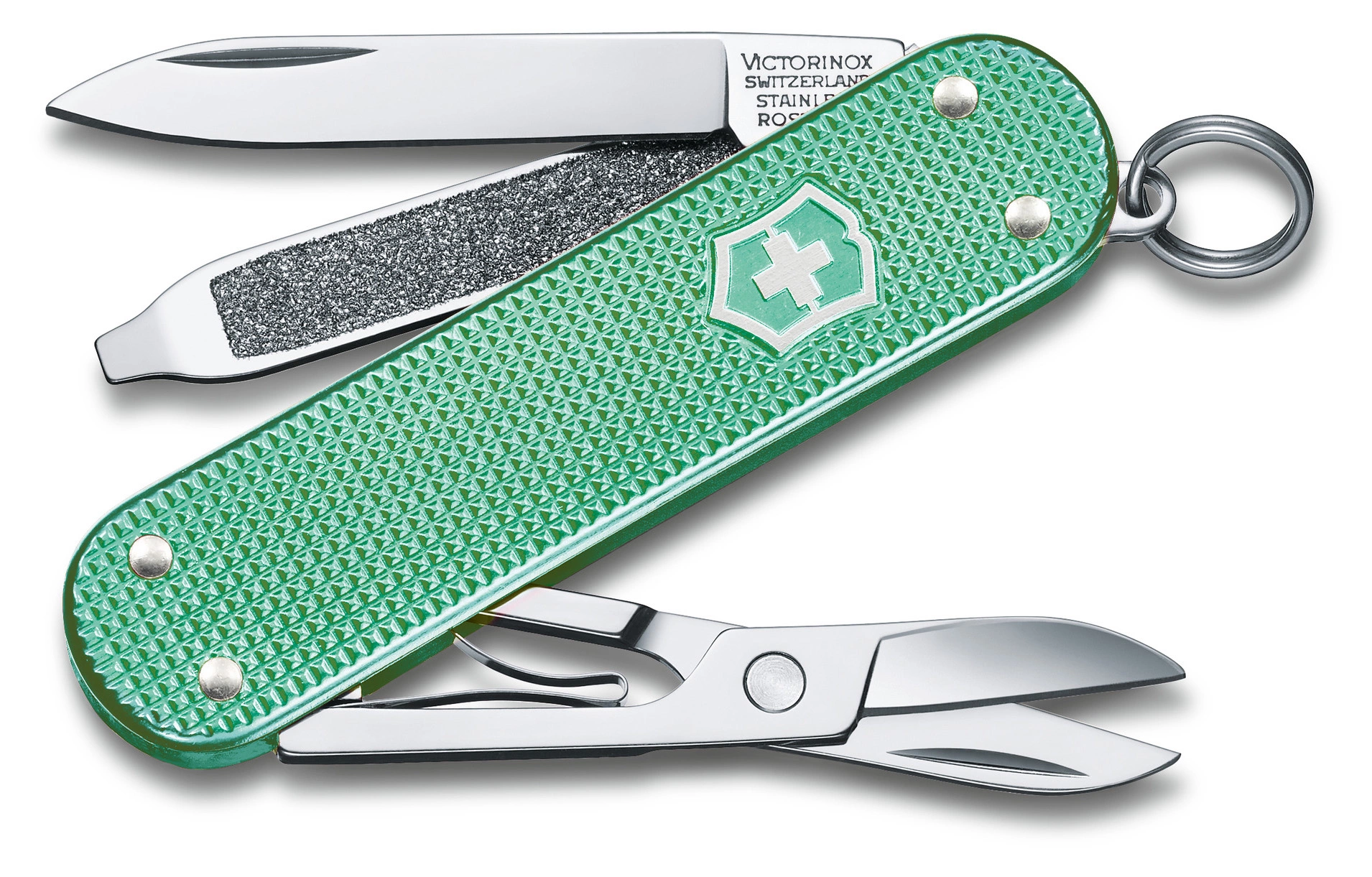 Нож перочинный Victorinox Classic SD Alox Minty Mint (0.6221.221G) 58мм 5функц. подар.коробка