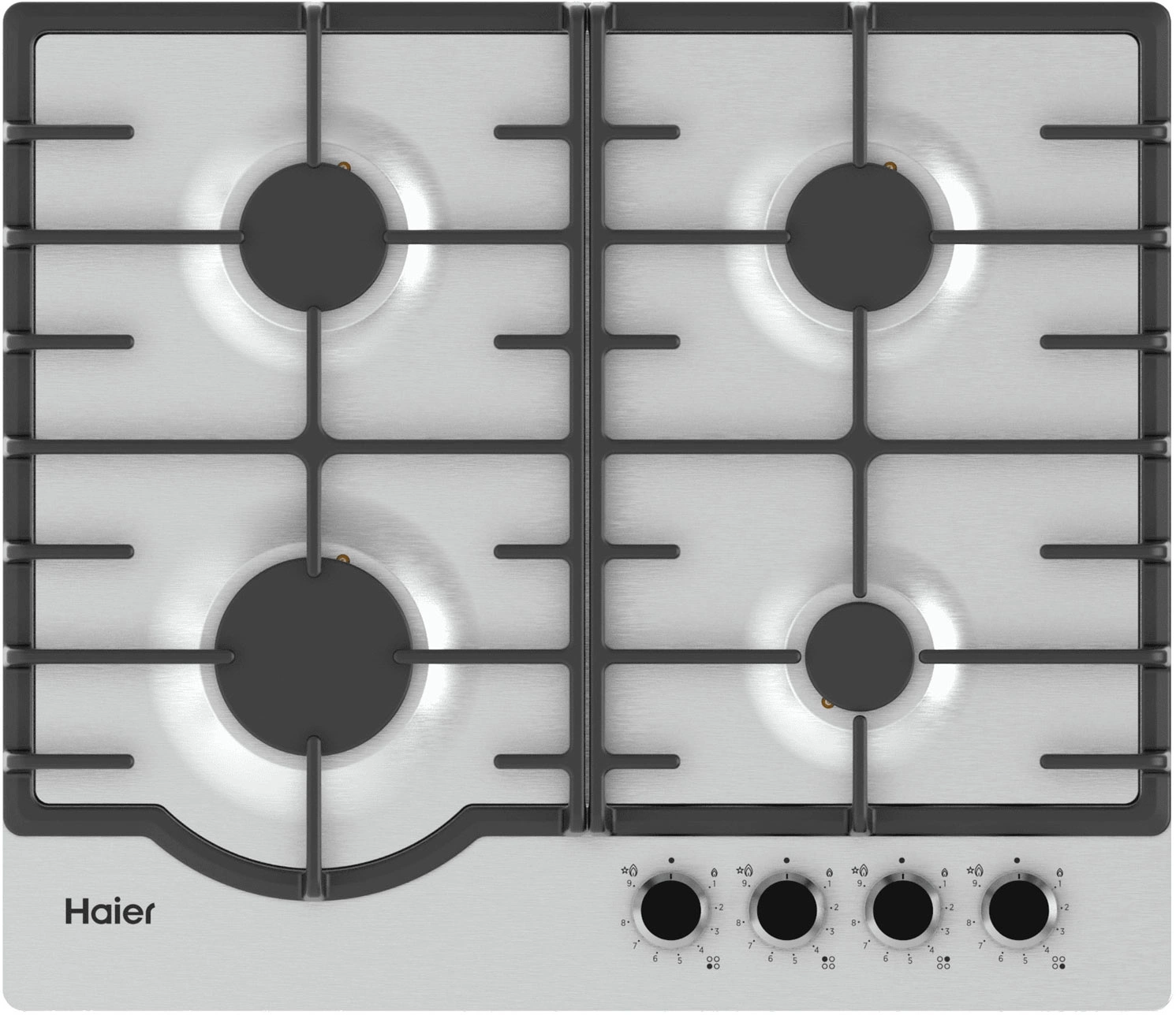 Газовая варочная поверхность Haier HHX-M64RNVX нержавеющая сталь