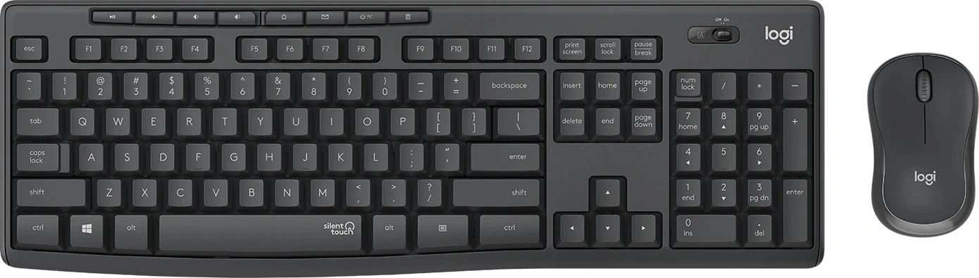 Клавиатура + мышь Logitech MK295 клав:черный мышь:черный USB беспроводная Multimedia (920-009813) Клавиатура + мышь Logitech MK295 клав:черный мышь:черный USB беспроводная Multimedia (920-009813)