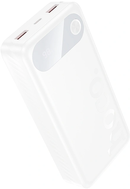 Мобильный аккумулятор Hoco J154A 20000mAh QC3.0/PD 22.5W 3A 2xUSB-A/USB-C белый (60778)