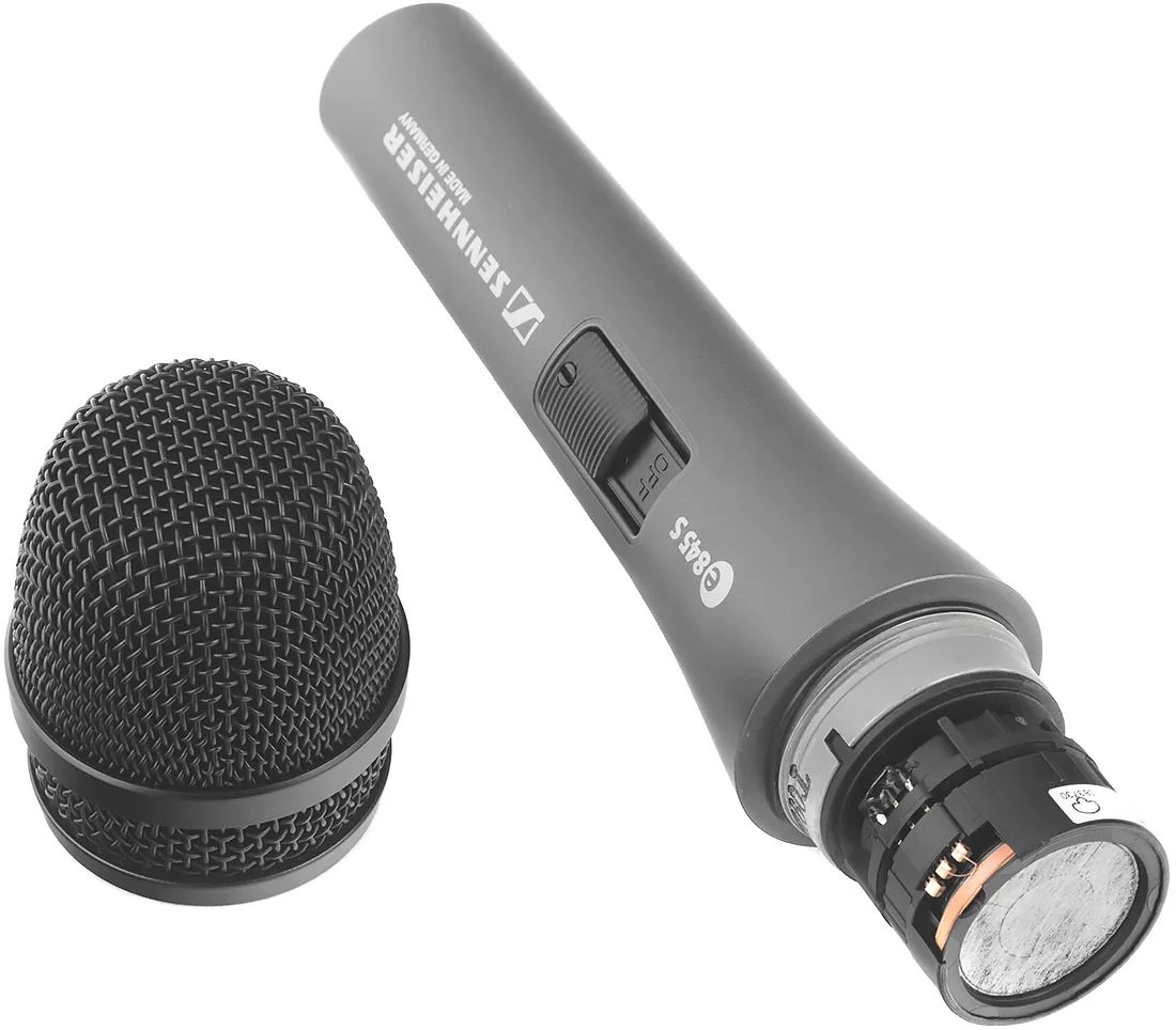 Микрофон проводной Sennheiser E 845-S серый/черный