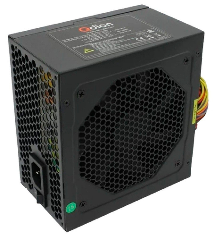 Блок питания Qdion ATX 600W Q-DION QD600-PNR 80+ 80+ (20+4pin) APFC 120mm fan 5xSATA