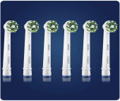 Насадка для зубных щеток Oral-B CrossAction CleanMaxim EB50RB (упак.:6шт) для зубных щеток Oral-B