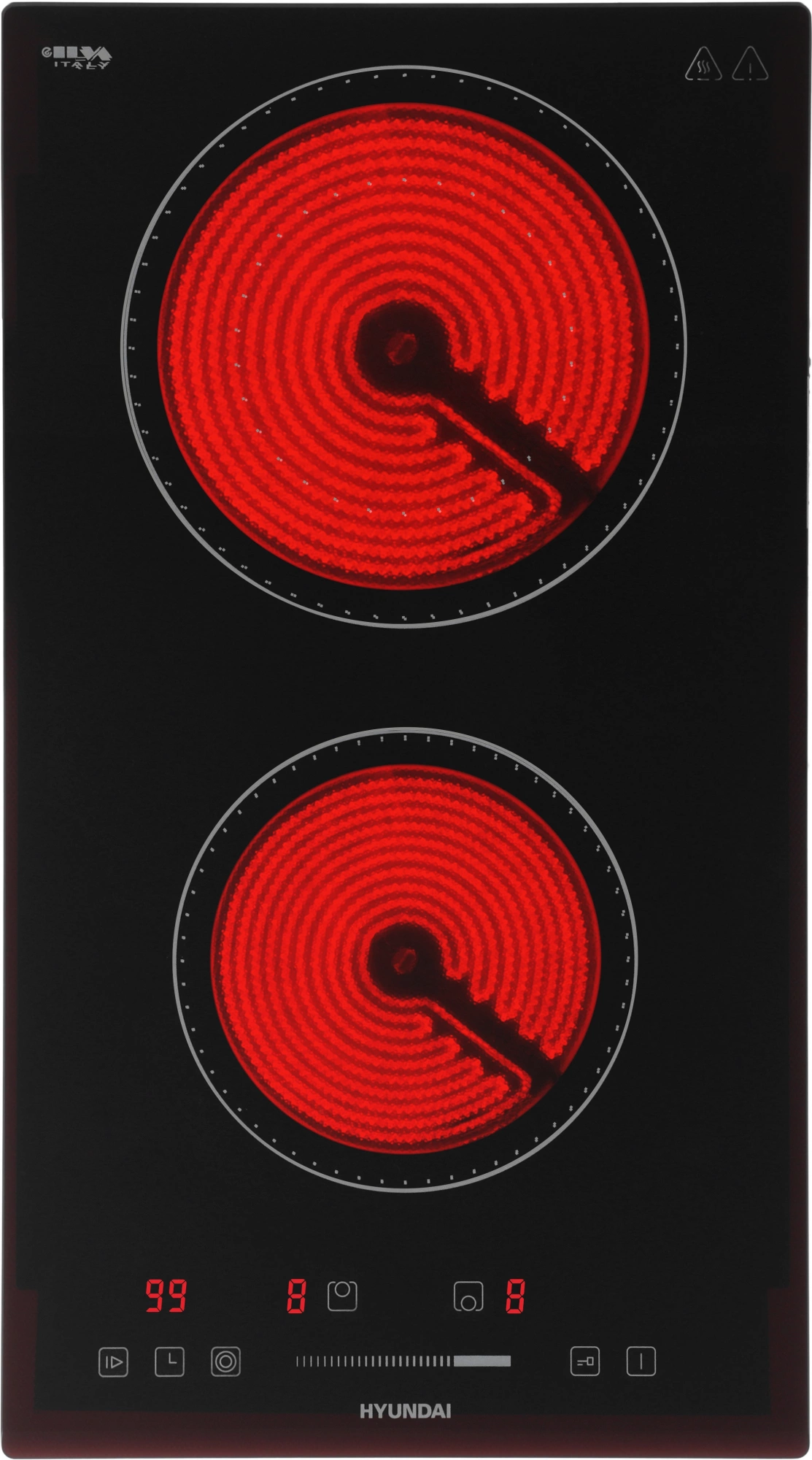 Варочная поверхность Hyundai HHE 3286 BG черный