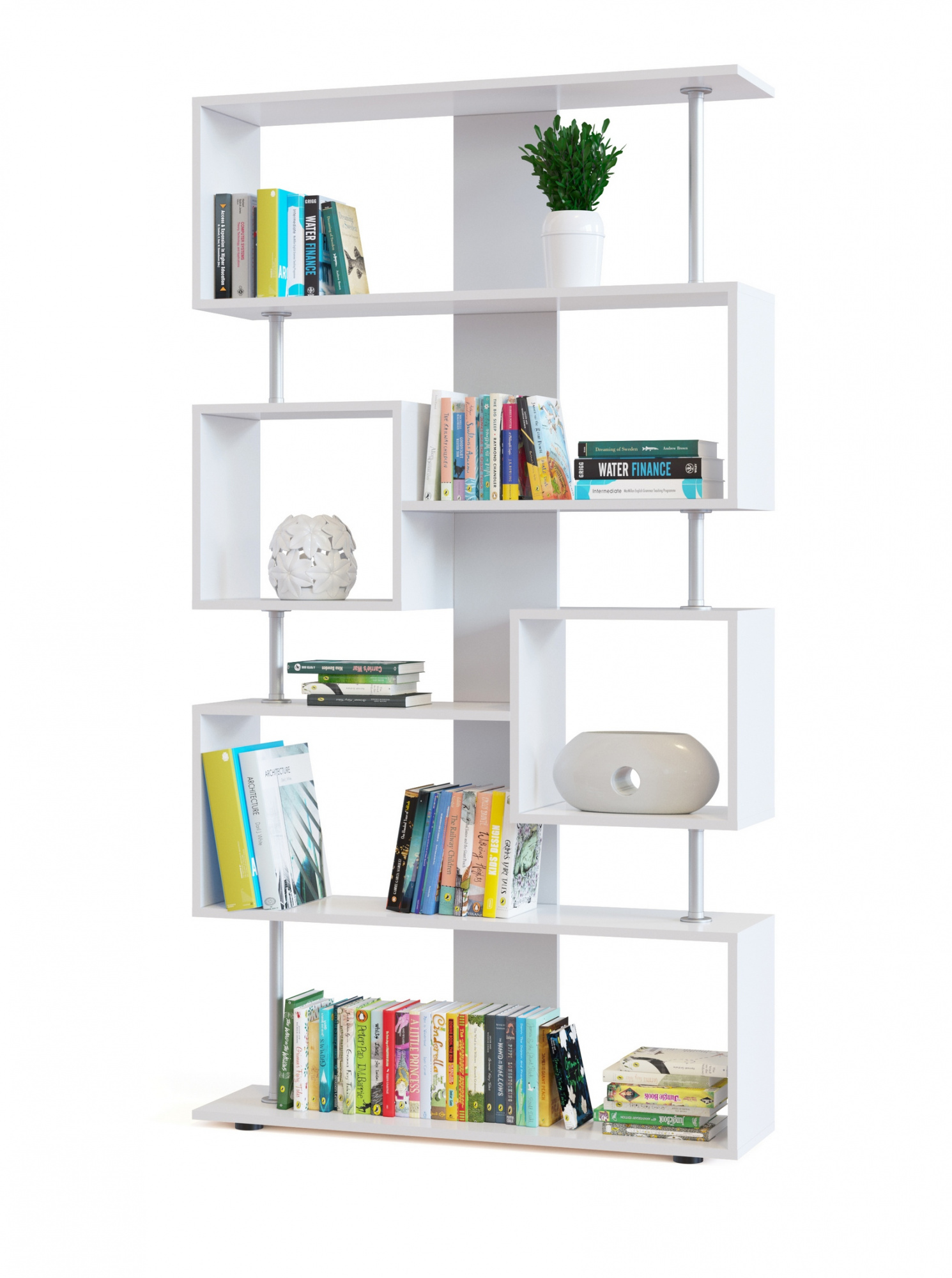 Стеллаж Сокол СТ-2 пол.:6 единая 1810x988x268мм белый (СТ2Б6)