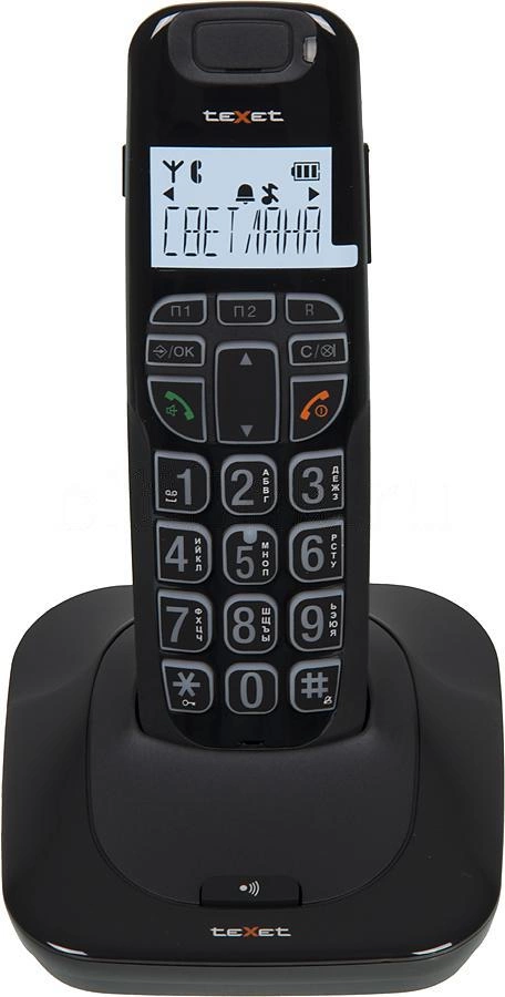 Р/Телефон Dect Texet TX-D7505A черный АОН