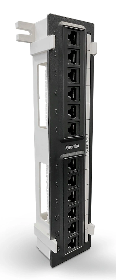 Патч-панель Hyperline PPW-12-8P8C-C5E 12xRJ45 кат.5E UTP