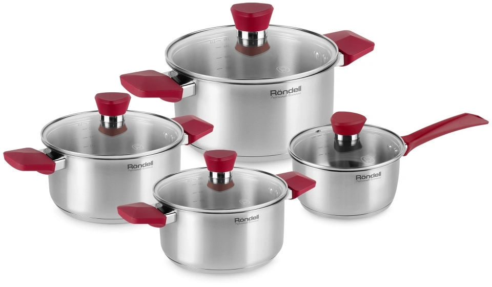 Набор посуды Rondell Strike RDS-818 8 предметов